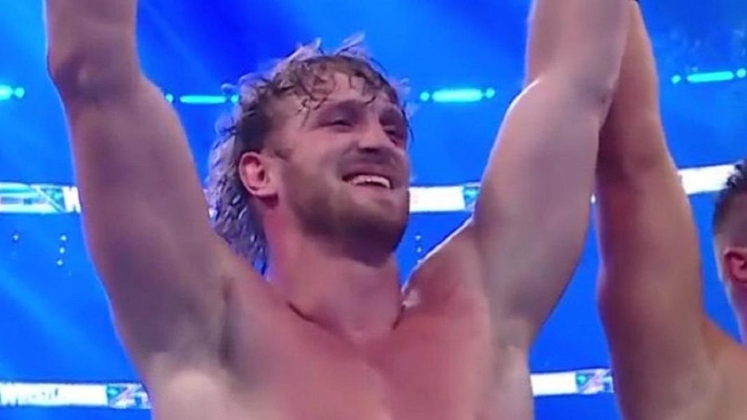 Watch: Logan Paul wins WrestleMania 38, defeats Rey Mysterio in a tag team match.

