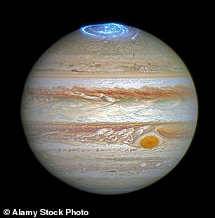 Jupiter (pictured) and Venus are about 430 million miles away