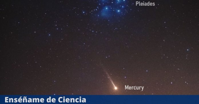 Photographer captures a bright tail emerging from Mercury and surprises everyone on social networks - Teach Me About Science


