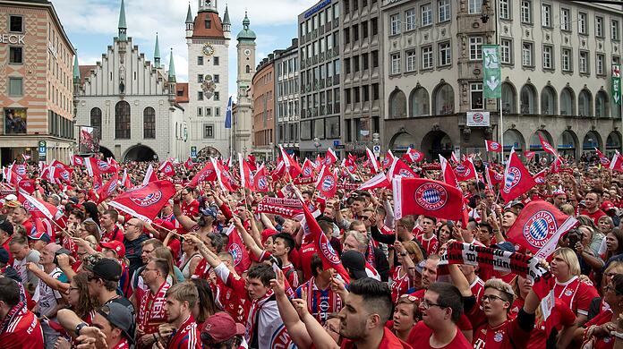 FC Bayern Munich Championship Celebration at Marianplatz.  (Archive image)