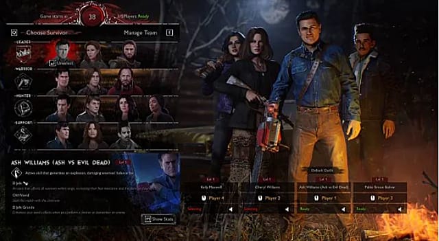 Evil Dead: The Game - How to unlock all surviving characters

