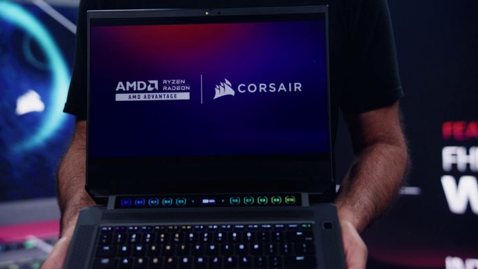 Corsair's first gaming laptop has a Touch Bar

