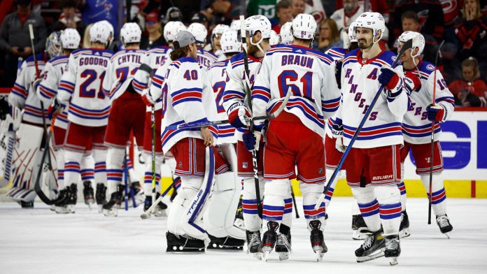 NHL: NY Rangers advance to semifinals 6-2 over Carolina - Winter Sports

