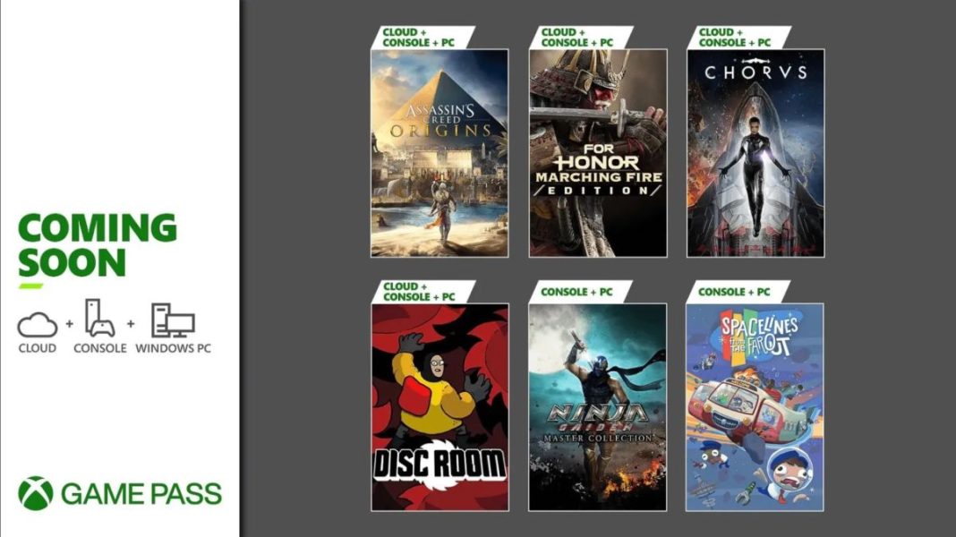 Assassin's Creed Origins, Chorus, Ninja Gaiden, and more join Xbox Game Pass in June

