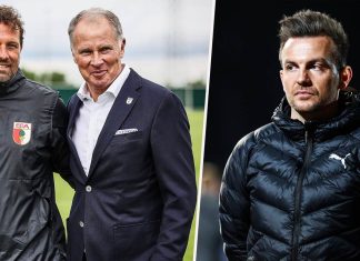 Das Verhältnis zwischen Trainer Markus Weinzierl (links) und Manager Stefan Reuter soll für den Wirbel in Augsburg gesorgt haben. BVB-Coach Enrico Maaßen könnte den freien Posten übernehmen.