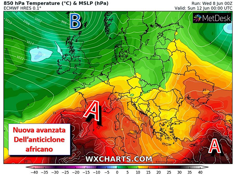 African cyclone strengthens Italy: sun and heat on the way 