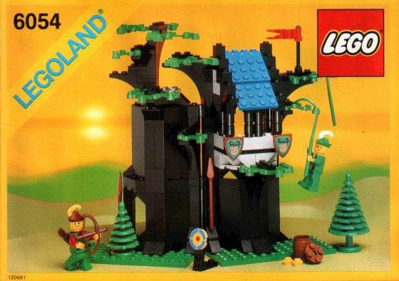 LEGO Classic Castle Forestmen Hideout 6054 . Set