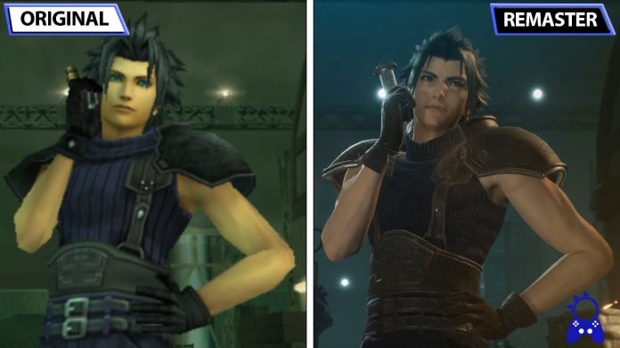 Final Fantasy VII Reunion in direct comparison with the original PSP from • JPGAMES.DE

