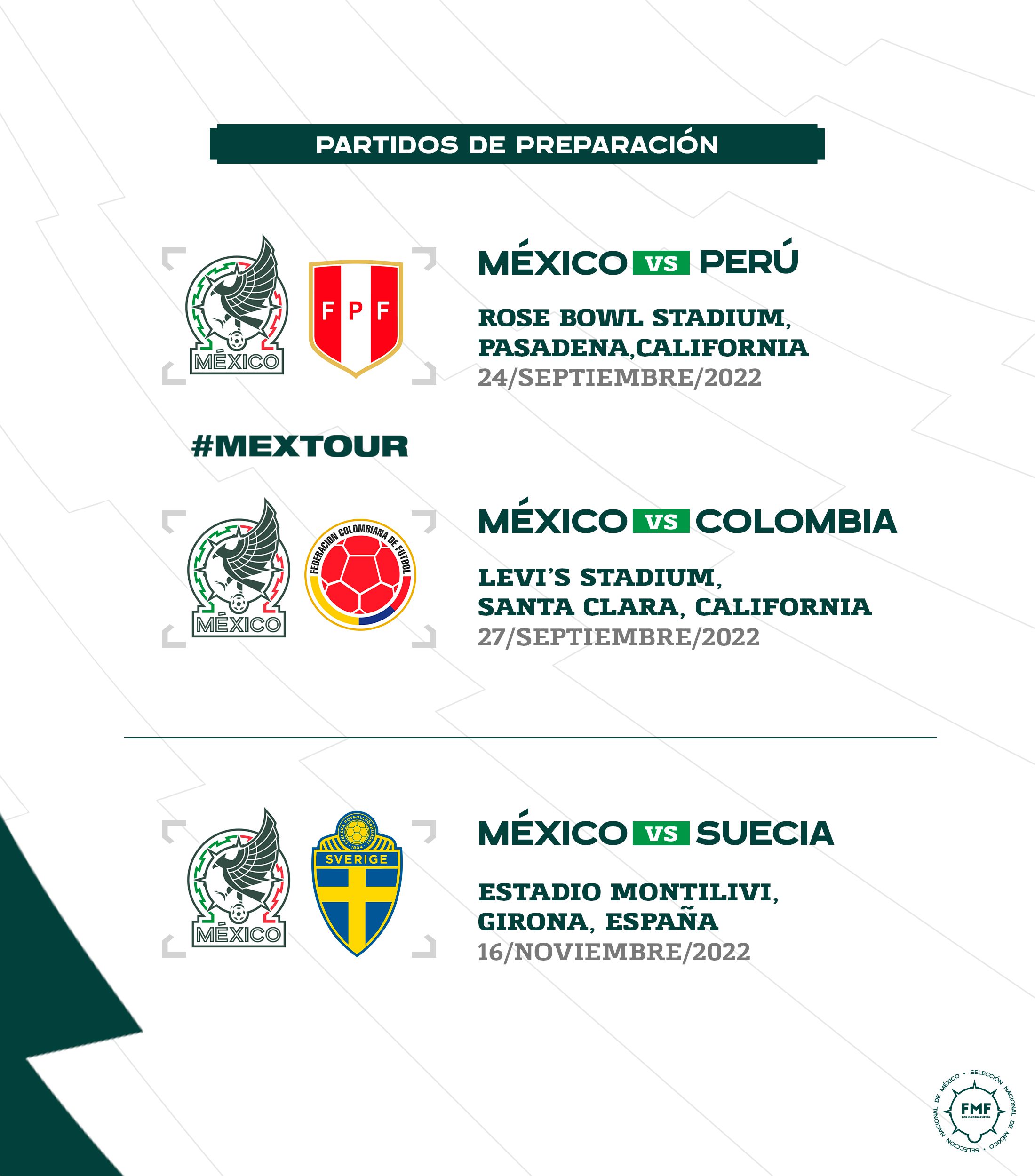 The Mexican national team, friendly matches before Qatar 2022. Photo: miseleccionmx