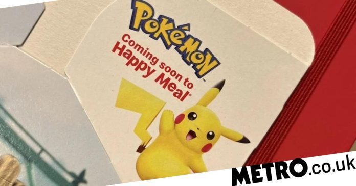 Pokémon McDonald's Happy Meals returns to the UK


