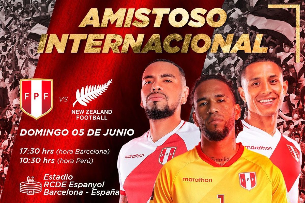 Peru And New Zealand Channels Broadcast Live A Preparatory Match Towards Qatar 22 Qualifiers