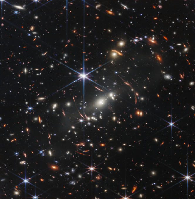 The first image of the galaxy cluster SMACS 0723, produced by NASA's James Webb Space Telescope on July 11, 2022, is the deepest and sharpest in the distant universe to date. 